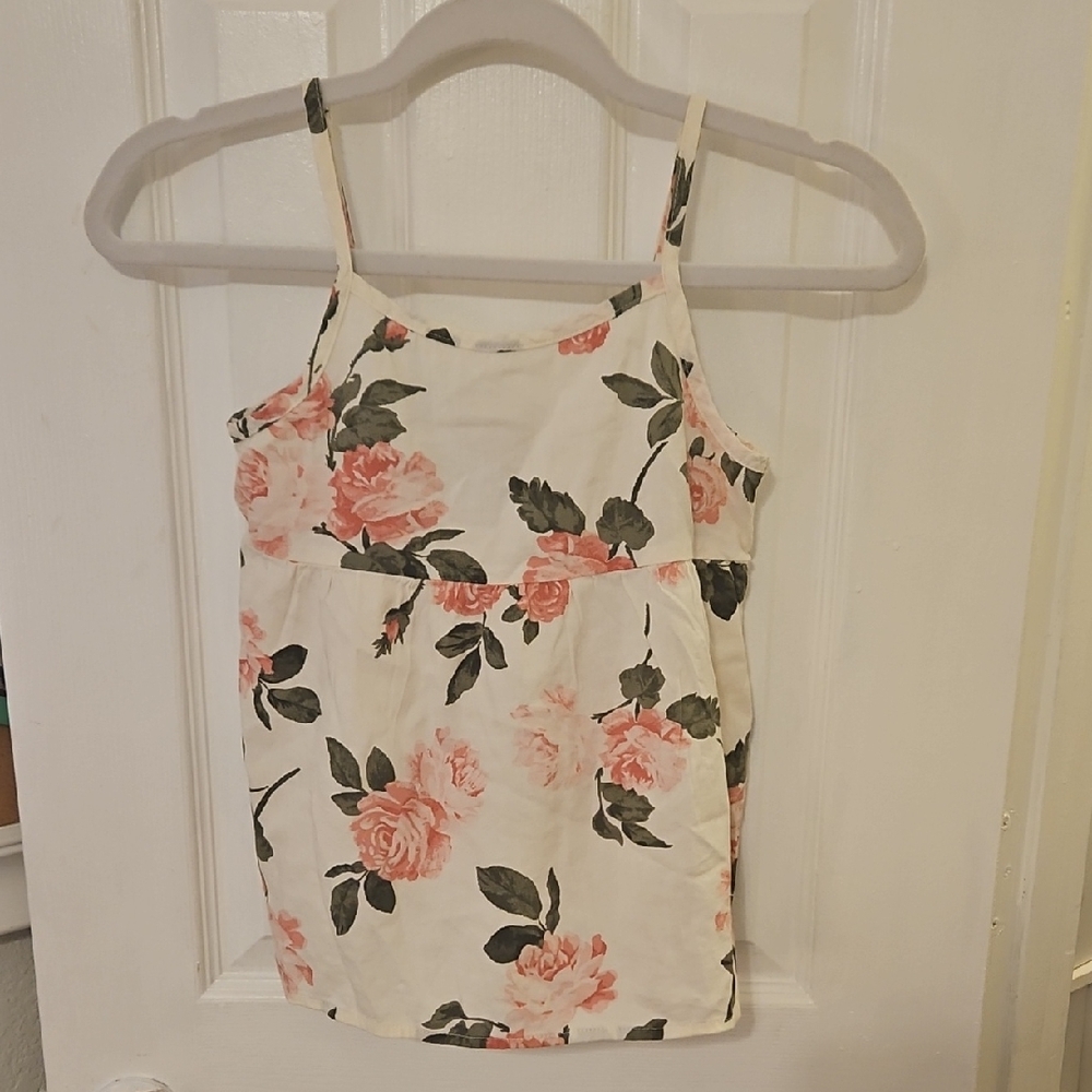 Old Navy Floral Tank Top - Pink and Green